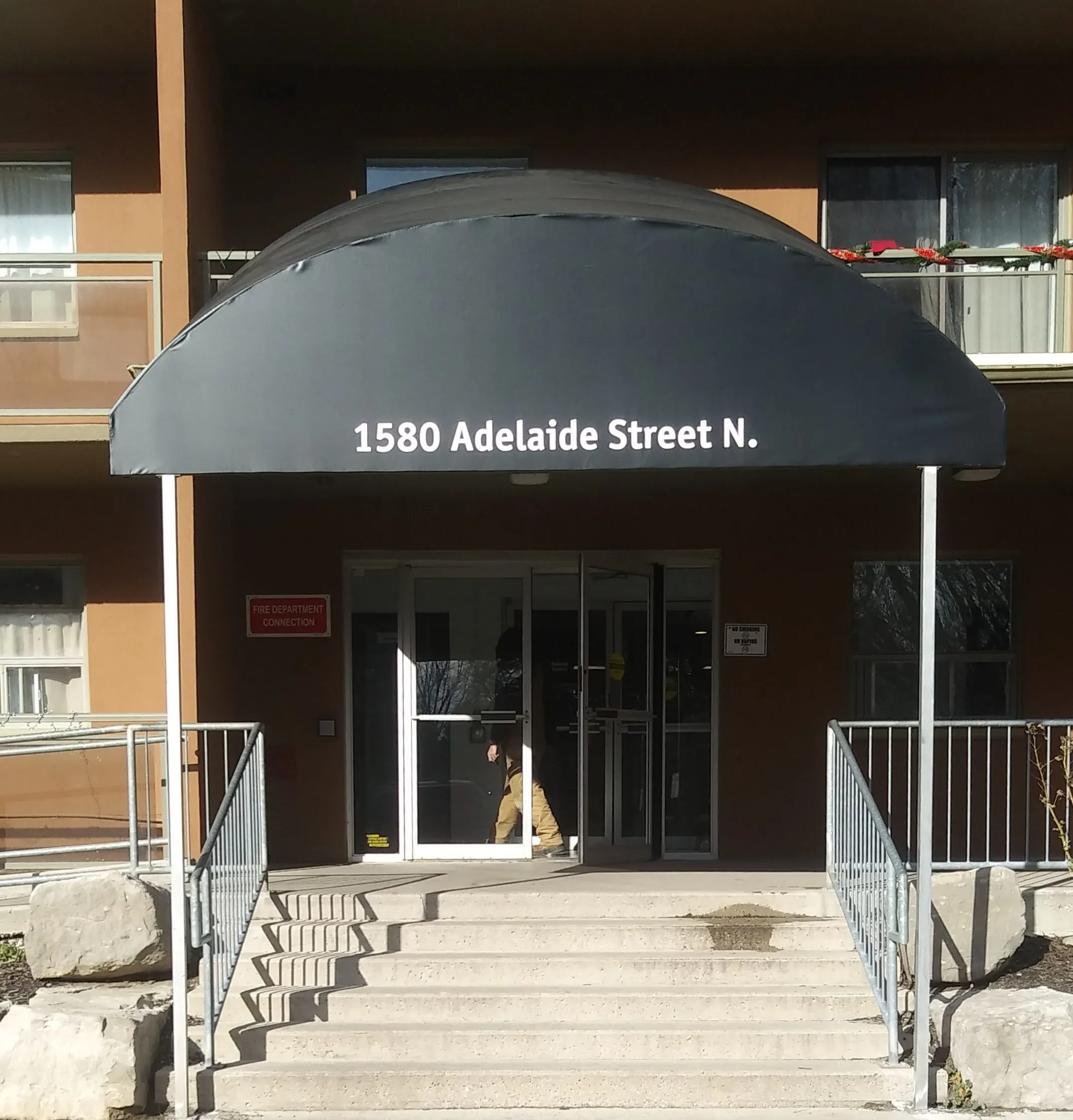 Address on Awning (1)