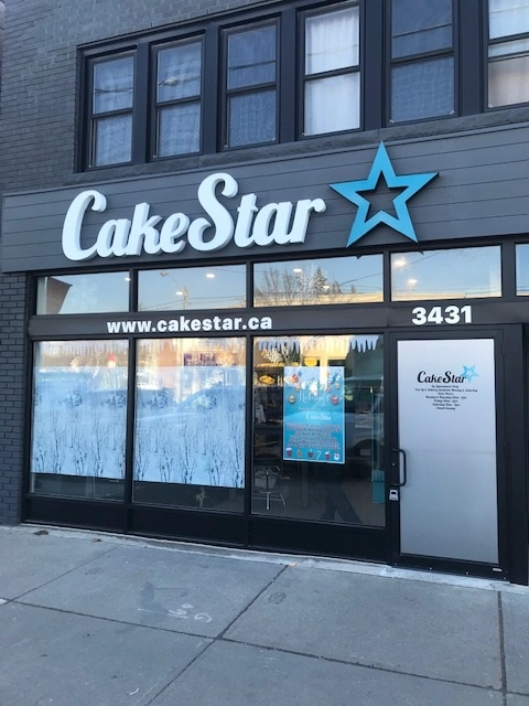 Cake Star channel letters
