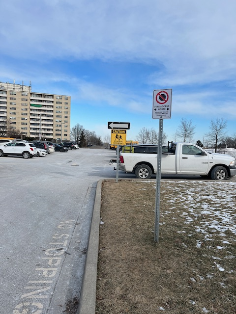 Fire Route signs