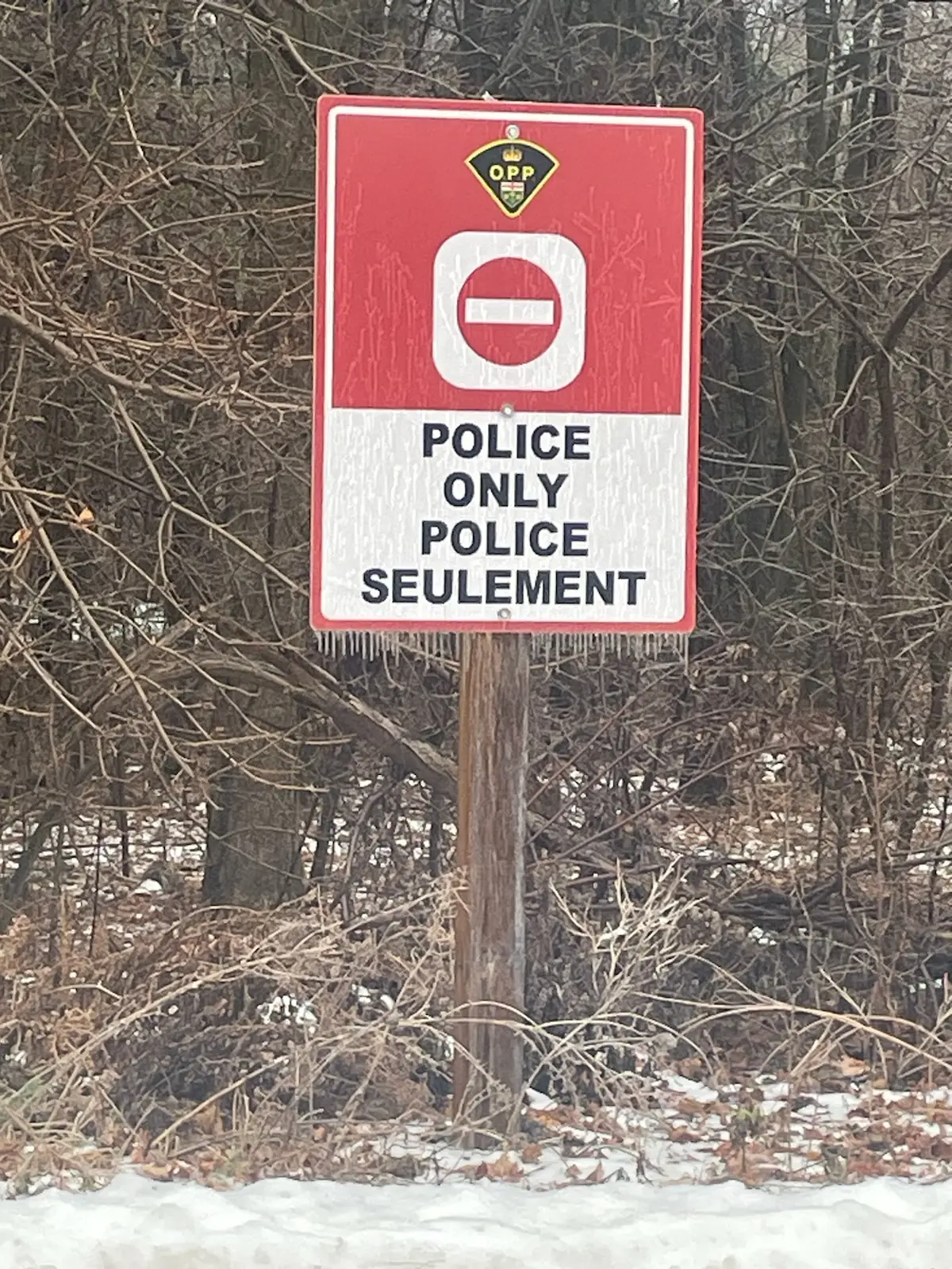 OPP Sign