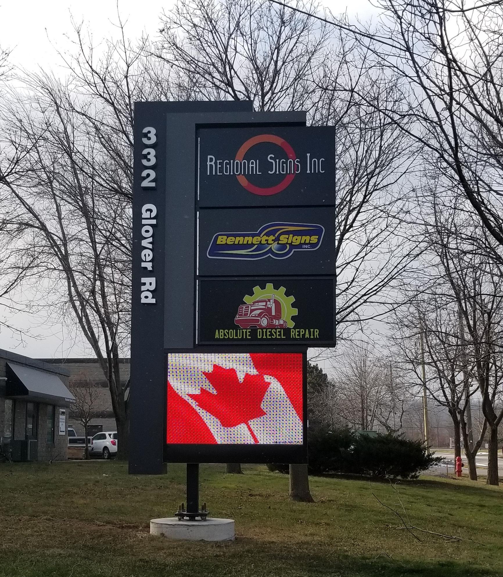 Regional Signs Pylon